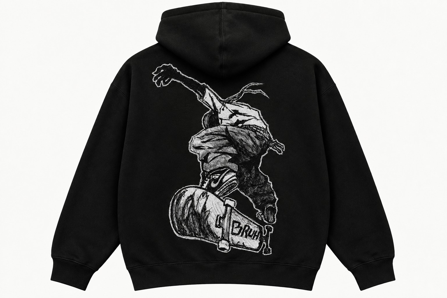 BRUH! Hoodie — back print